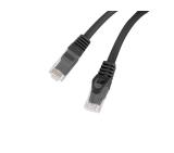 Lanberg patchcord CAT.6 utp lszh cu 0.25m black fluke passed