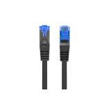Lanberg patchcord CAT.6a s/ftp lszh cca 15m black fluke passed