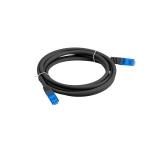 Lanberg patchcord CAT.6a s/ftp lszh cca 1m black fluke passed