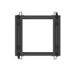 Lanberg open rack 19" 12U 600x600-1100 adjustable black