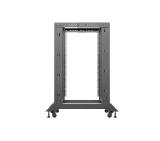 Lanberg open rack 19" 18U 600x800 black
