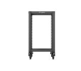 Lanberg open rack 19" 18U 600x800 black
