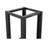 Lanberg open rack 19" 18U 600x800 black