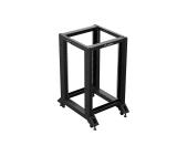 Lanberg open rack 19" 18U 600x800 black