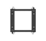 Lanberg open rack 19" 9U 600x600-1100 adjustable black