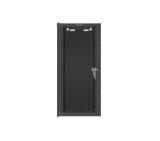 Lanberg rack cabinet 10" wall-mount 12U/280x310 (flat pack) with glass door black