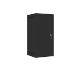 Lanberg rack cabinet 10" wall-mount 12U/280x310 for self-assembly with metal door black (flat pack)