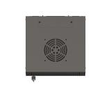 Lanberg rack cabinet 10" wall-mount 4U/300x300 (flat pack) with glass door black