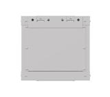 Lanberg rack cabinet 10" wall-mount 4U/300x300 (flat pack) with glass door grey