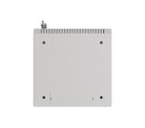 Lanberg rack cabinet 10" wall-mount 4U/300x300 (flat pack) with glass door grey