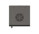 Lanberg rack cabinet 10" wall-mount 6U/300x300 (flat pack) with glass door black