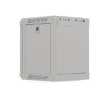 Lanberg rack cabinet 10" wall-mount 6U/300x300 (flat pack) with glass door grey