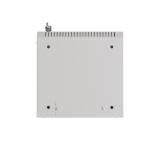 Lanberg rack cabinet 10" wall-mount 6U/300x300 (flat pack) with glass door grey