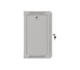 Lanberg rack cabinet 10" wall-mount 9U/300x300 (flat pack) with glass door grey