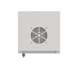 Lanberg rack cabinet 10" wall-mount 9U/300x300 (flat pack) with glass door grey