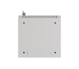 Lanberg rack cabinet 10" wall-mount 9U/300x300 (flat pack) with glass door grey