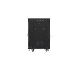 Lanberg rack cabinet 19" free-standing 15U/600x600 (flat pack) with glass door lcd black v2