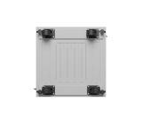 Lanberg rack cabinet 19" free-standing 15U/600x600 (flat pack) with glass door lcd grey v2