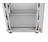 Lanberg rack cabinet 19" free-standing 15U/600x600 (flat pack) with glass door lcd grey v2