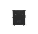 Lanberg rack cabinet 19" free-standing 15U/600x800 (flat pack) black