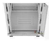 Lanberg rack cabinet 19" free-standing 15U/600x800 (flat pack) with glass door lcd grey v2