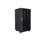 Lanberg rack cabinet 19" free-standing 22U/600x600 (flat pack) black