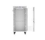 Lanberg rack cabinet 19" free-standing 22U/600x800 (flat pack) with glass door lcd grey v2