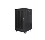 Lanberg rack cabinet 19" free-standing 22U/600x800 (flat pack) with mesh door black