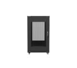 Lanberg rack cabinet 19" free-standing 22U/600x800 (flat pack) with mesh door black