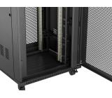 Lanberg rack cabinet 19" free-standing 22U/800x800 (flat pack) with mesh door lcd black v2