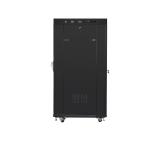 Lanberg rack cabinet 19" free-standing 27U/800x1200 (flat pack) with glass door lcd black