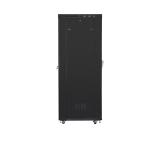 Lanberg rack cabinet 19" free-standing 27U/800x1200 (flat pack) with mesh door lcd black