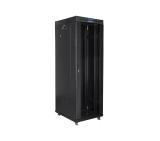 Lanberg rack cabinet 19" free-standing 37U/600x800 (flat pack) with glass door lcd black v2