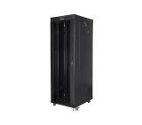 Lanberg rack cabinet 19" free-standing 37U/800x1000 (flat pack) with glass door lcd black v2