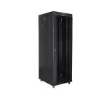 Lanberg rack cabinet 19" free-standing 37U/800x1000 (flat pack) with glass door lcd black v2