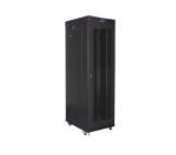 Lanberg rack cabinet 19" free-standing 42U/600x1000 (flat pack) with mesh door lcd black v2