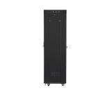 Lanberg rack cabinet 19" free-standing 42U/600x600 (flat pack) with glass door lcd black v2