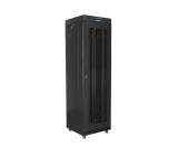 Lanberg rack cabinet 19" free-standing 42U/600x600 (flat pack) with mesh door lcd black v2