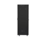 Lanberg rack cabinet 19" free-standing 42U/600x800 (flat pack) with glass door lcd black v2