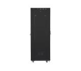 Lanberg rack cabinet 19" free-standing 42U/600x800 (flat pack) with glass door lcd black v2