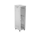 Lanberg rack cabinet 19" free-standing 42U/600x800 (flat pack) with glass door lcd grey v2