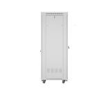 Lanberg rack cabinet 19" free-standing 42U/600x800 (flat pack) with glass door lcd grey v2