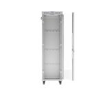 Lanberg rack cabinet 19" free-standing 42U/600x800 (flat pack) with glass door lcd grey v2