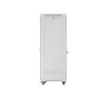 Lanberg rack cabinet 19" free-standing 42U/600x800 (flat pack) with glass door lcd grey v2