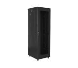 Lanberg rack cabinet 19" free-standing 42U/600x800 (flat pack) with mesh door black