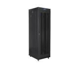 Lanberg rack cabinet 19" free-standing 42U/600x800 (flat pack) with mesh door lcd black v2