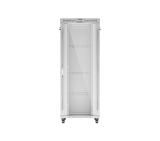 Lanberg rack cabinet 19" free-standing 42U/800x1000 (flat pack) with glass door lcd grey v2