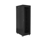 Lanberg rack cabinet 19" free-standing 42U/800x1000 (flat pack) with mesh door black