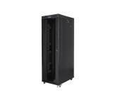 Lanberg rack cabinet 19" free-standing 42U/800x1200 (flat pack) with glass door lcd black v2