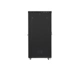 Lanberg rack cabinet 19" free-standing 42U/800x1200 (flat pack) with glass door lcd black v2